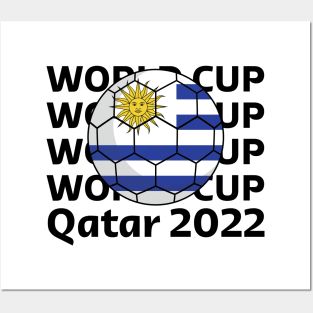 World Cup Qatar 2022  - Team Uruguay Posters and Art